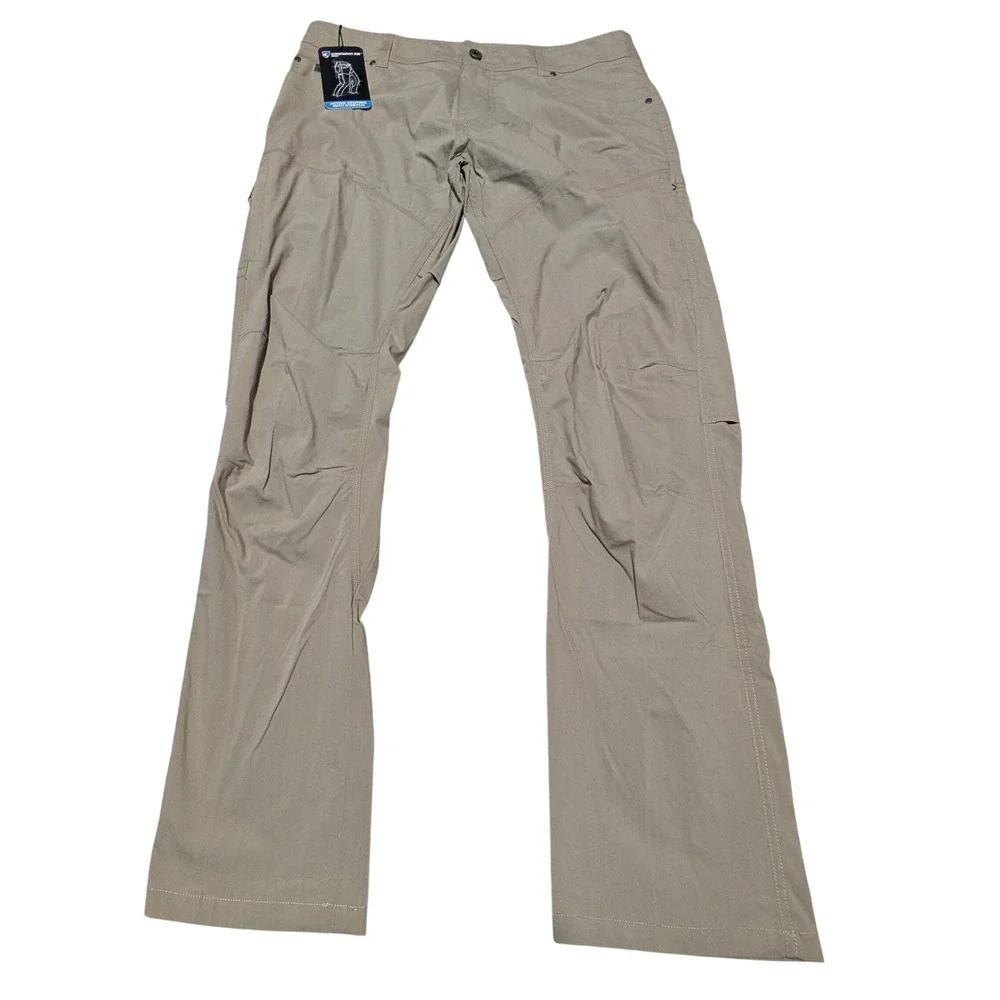 KUHL Pants Mens 36x34 Fossil Konfidant Air Klassik Fit Hiking Technical Khaki